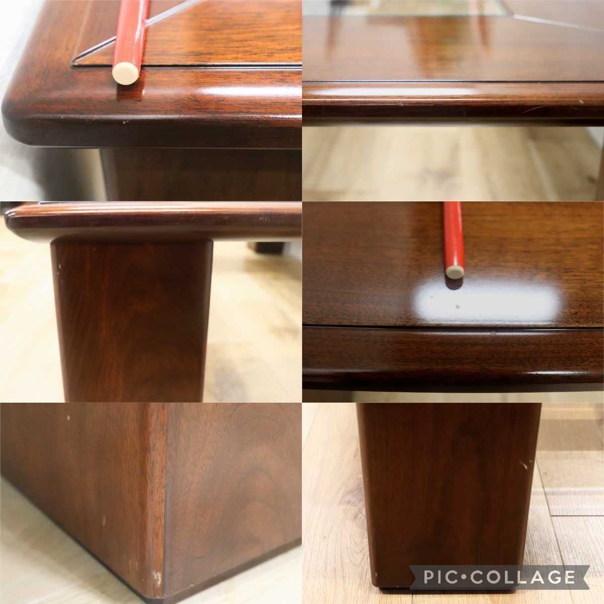 GMFK304○モリシゲ / MORISHIGE IDC大塚家具 グラハム センターテーブル リビングテーブル ガラストップ 定価約19万 展示品