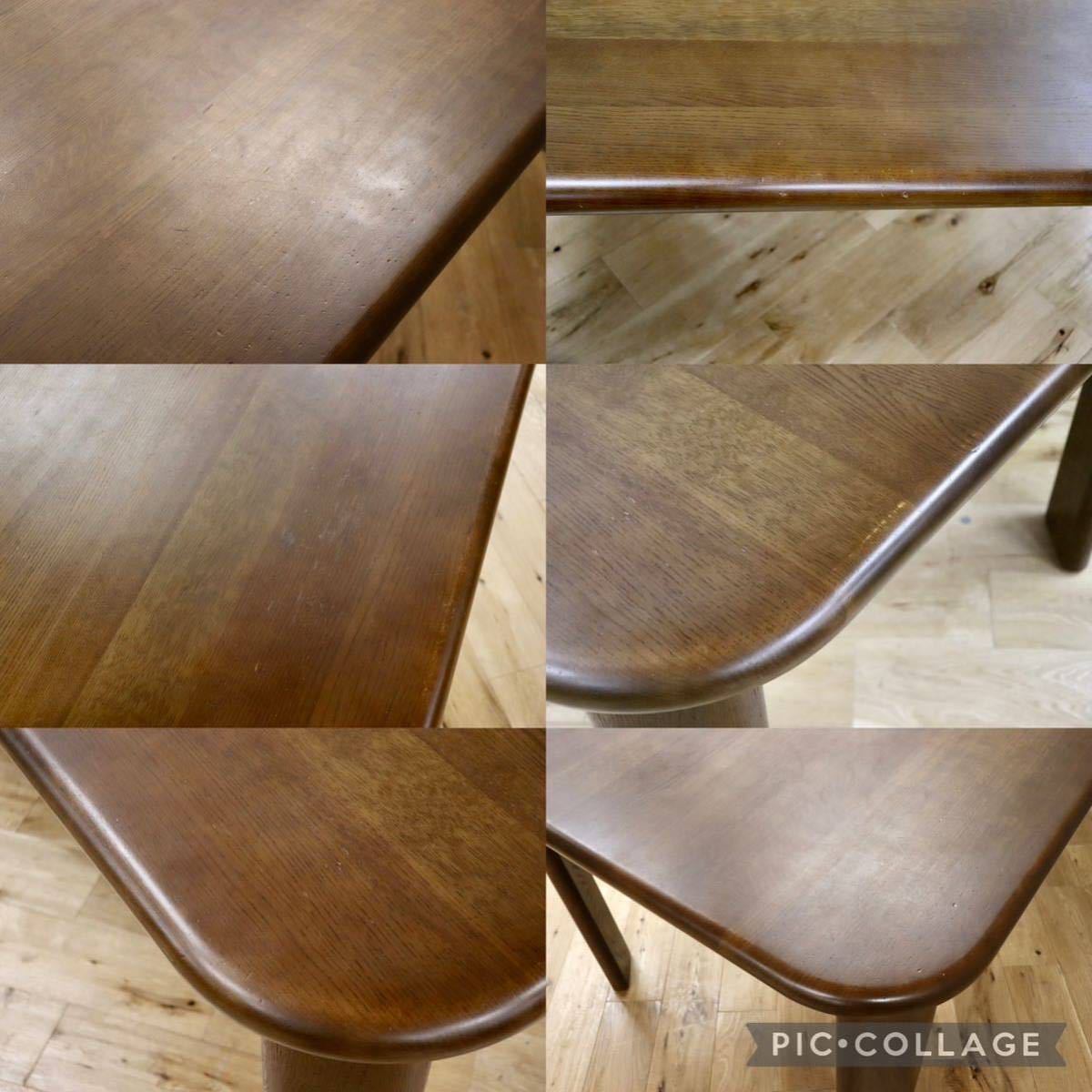 GMFF52○飛騨産業 / HIDA キツツキ ダイニングテーブル 食卓テーブル 作業台 テーブル 机 楢材 無垢 国産家具 アンティーク