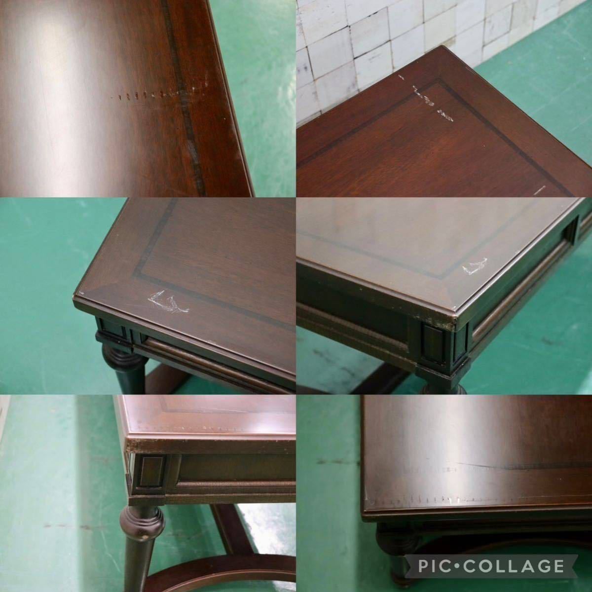 GMFT342○domani / ドマーニ PROCEED プロシード カリモク最高峰 センターテーブル ローテーブル リビングテーブル 応接 希少 国産家具