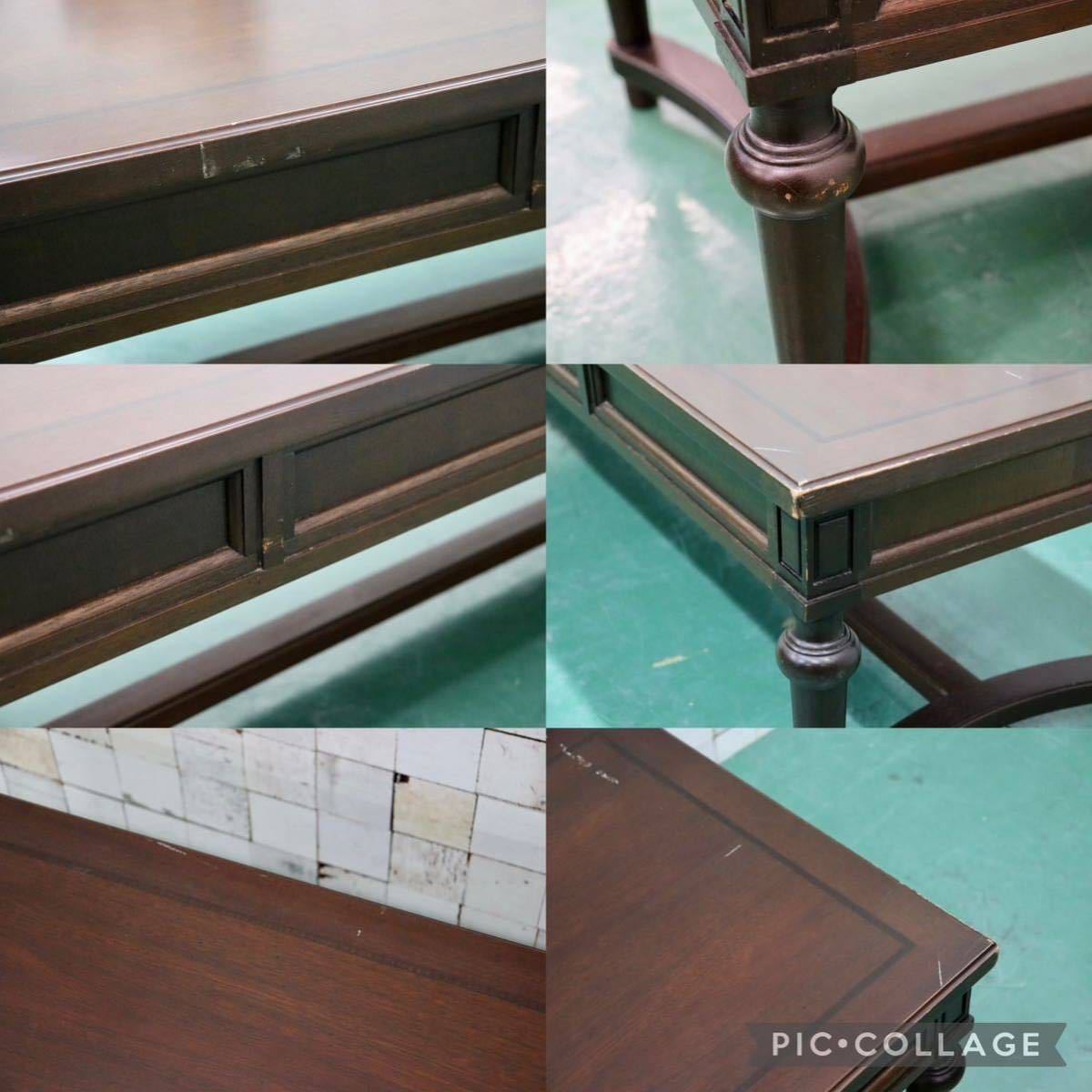 GMFT342○domani / ドマーニ PROCEED プロシード カリモク最高峰 センターテーブル ローテーブル リビングテーブル 応接 希少 国産家具