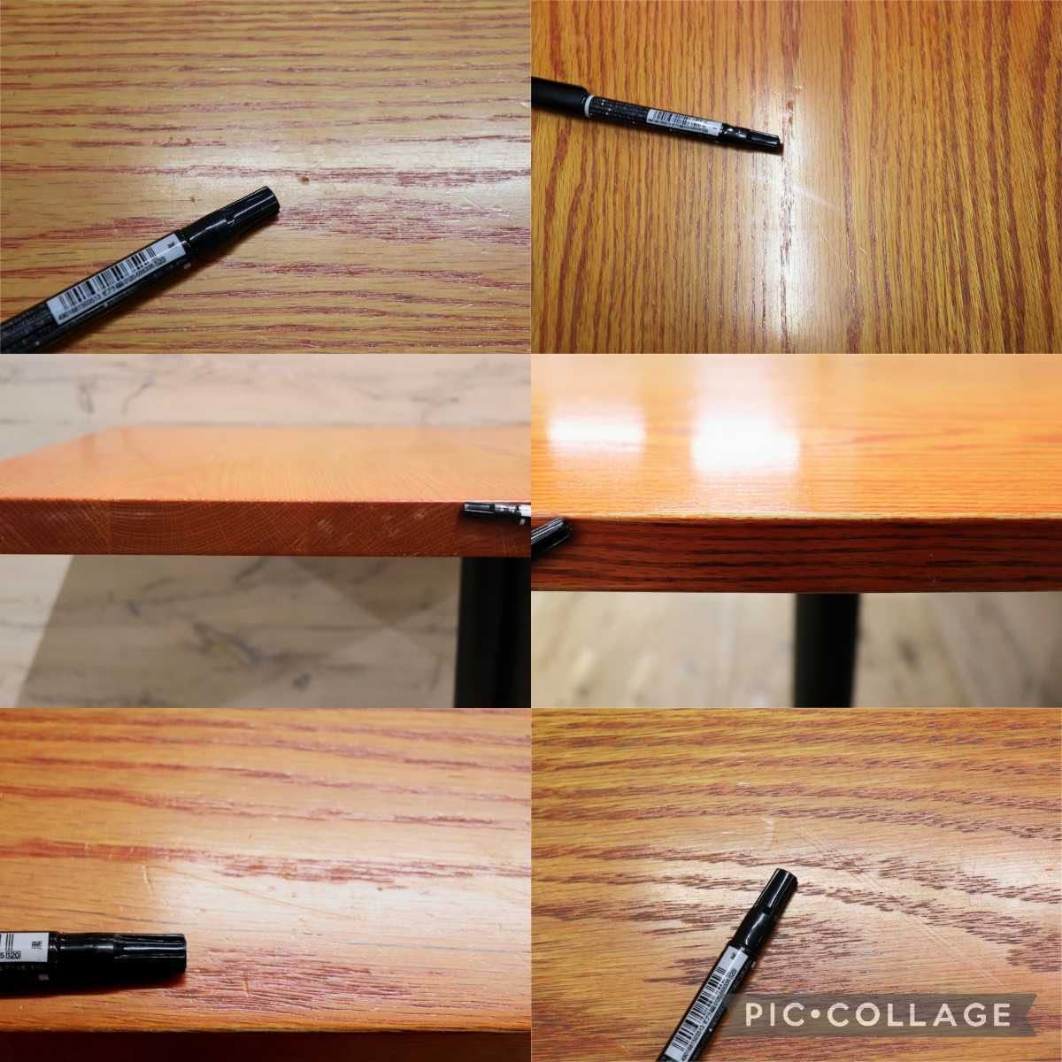 GMFH237X○飛騨産業 / HIDA キツツキ 9981 ダイニングテーブル カフェテーブル 楢材 無垢 インダストリアル 店舗什器 カフェ 飛騨家具