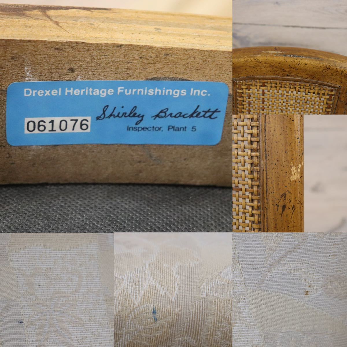 GMFK672B○DREXEL HERITAGE / ドレクセルヘリテイジ passage ダイニングチェア 椅子 2脚セット ハイバック クラシック