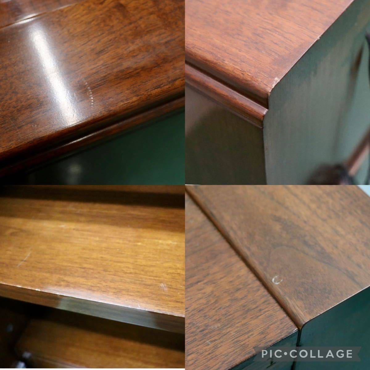 GMFS284○モリシゲ / MORISHIGE サイドボード リビングボード 飾り棚 照明付き 漆仕上げ 最高級 IDC大塚家具 定価約50万