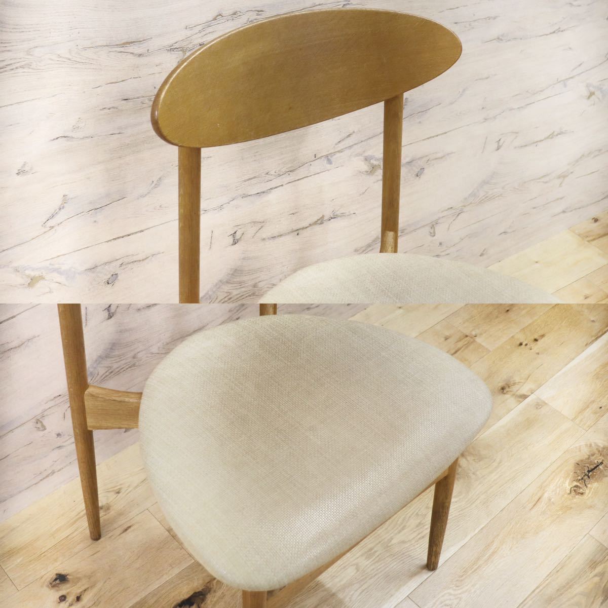 GMFH248T○飛騨産業 / HIDA キツツキ SD220N アームレスチェア ダイニングチェア 食卓椅子 椅子 ホワイトオーク材 チェア