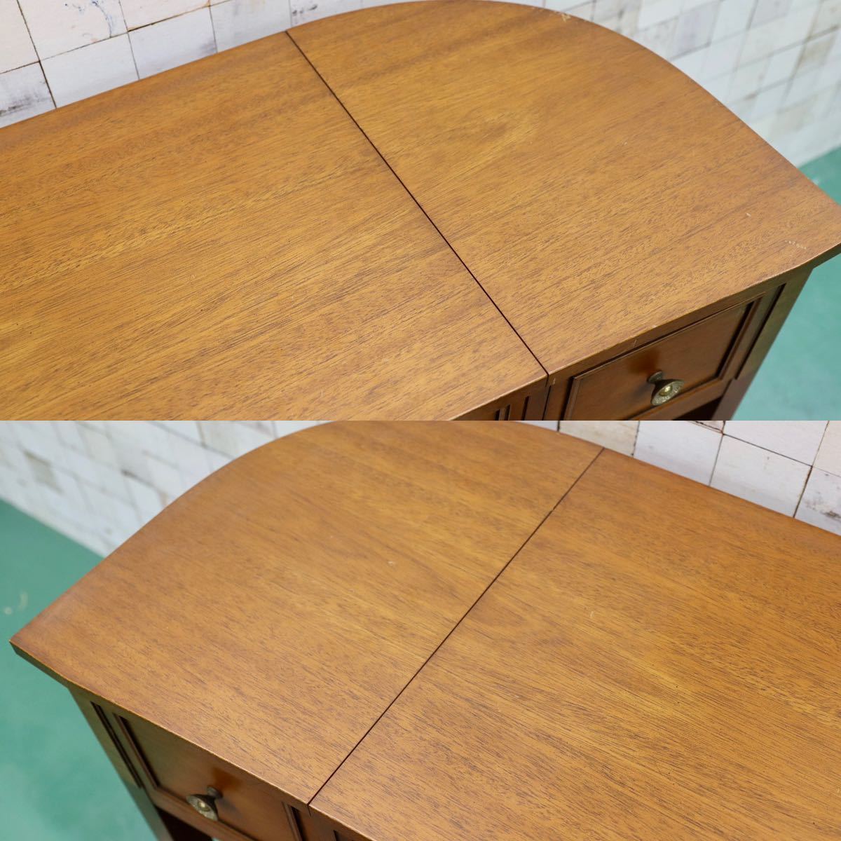 GMFS339○DREXEL HERITAGE / ドレクセルヘリテイジ トライユン 鏡台 ドレッサー&スツール マホガニー クラシック 希少 定価約52万