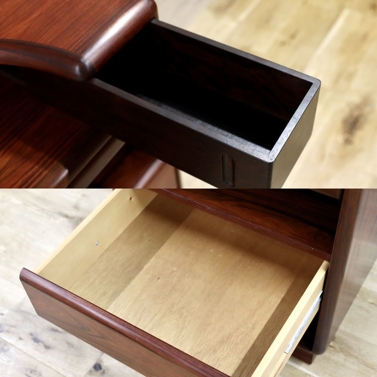 GMFK764A○BROUER コーナーキャビネット サイドキャビネット 北欧 デンマーク 希少 ヴィンテージ ローズウッド材 リビング収納 書斎