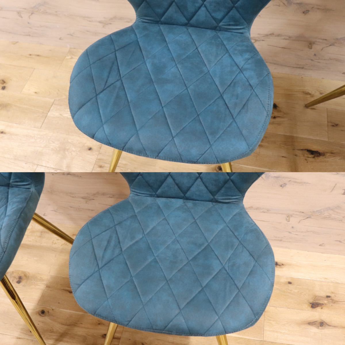 GMFK775B○大川家具 卯月 ダイニングチェア ラグジュアリーチェア 椅子 2脚セット 回転チェア ファブリック