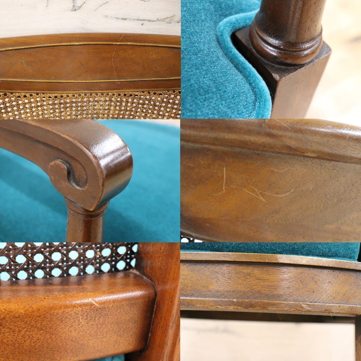 GMFT408○DREXEL HERITAGE / ドレクセルヘリテイジ FRANCESCA フランチェスカ ダイニングチェア アームチェア 椅子 定価約25万 リペア済み