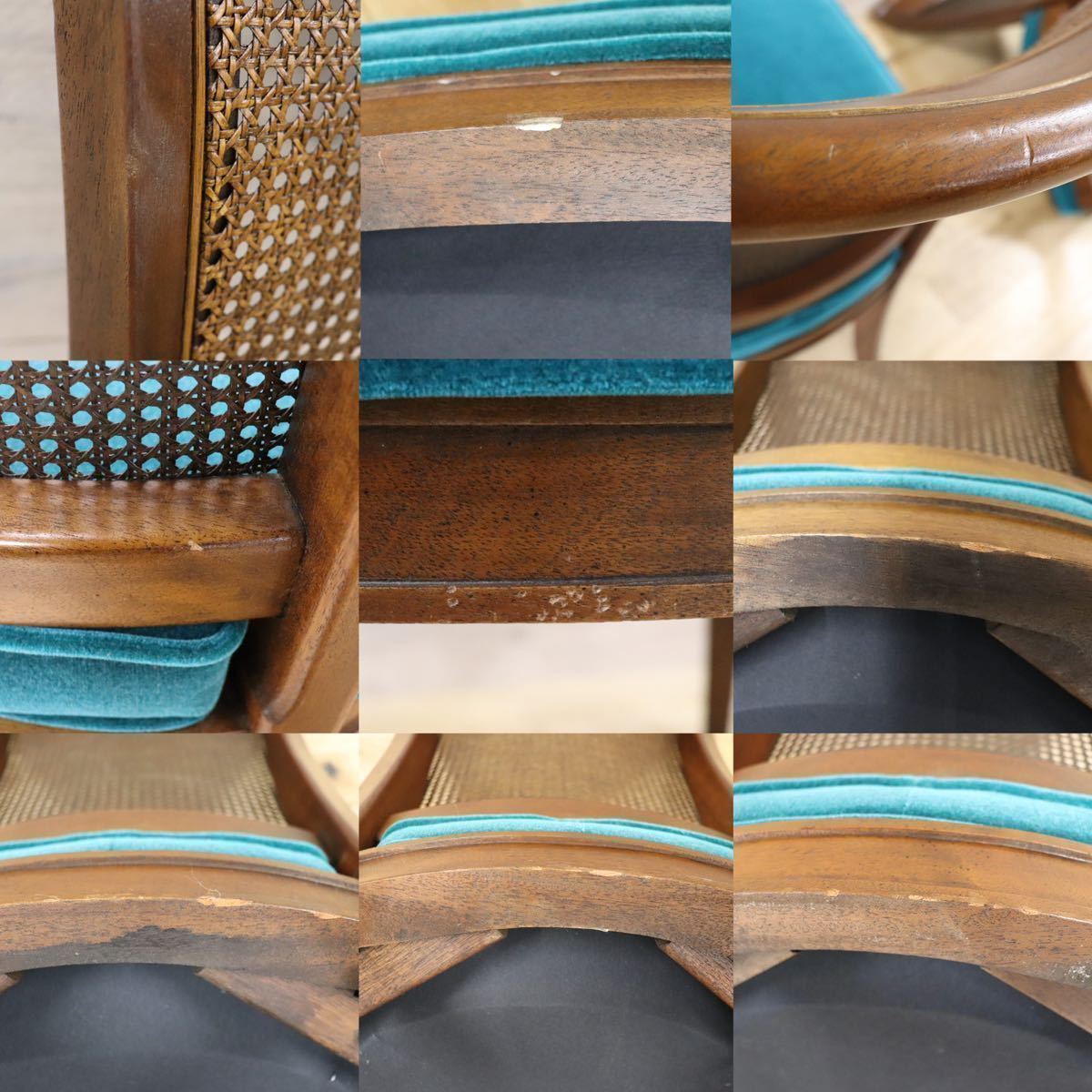 GMFT408○DREXEL HERITAGE / ドレクセルヘリテイジ FRANCESCA フランチェスカ ダイニングチェア 椅子 4脚セット 定価約83万 リペア済み