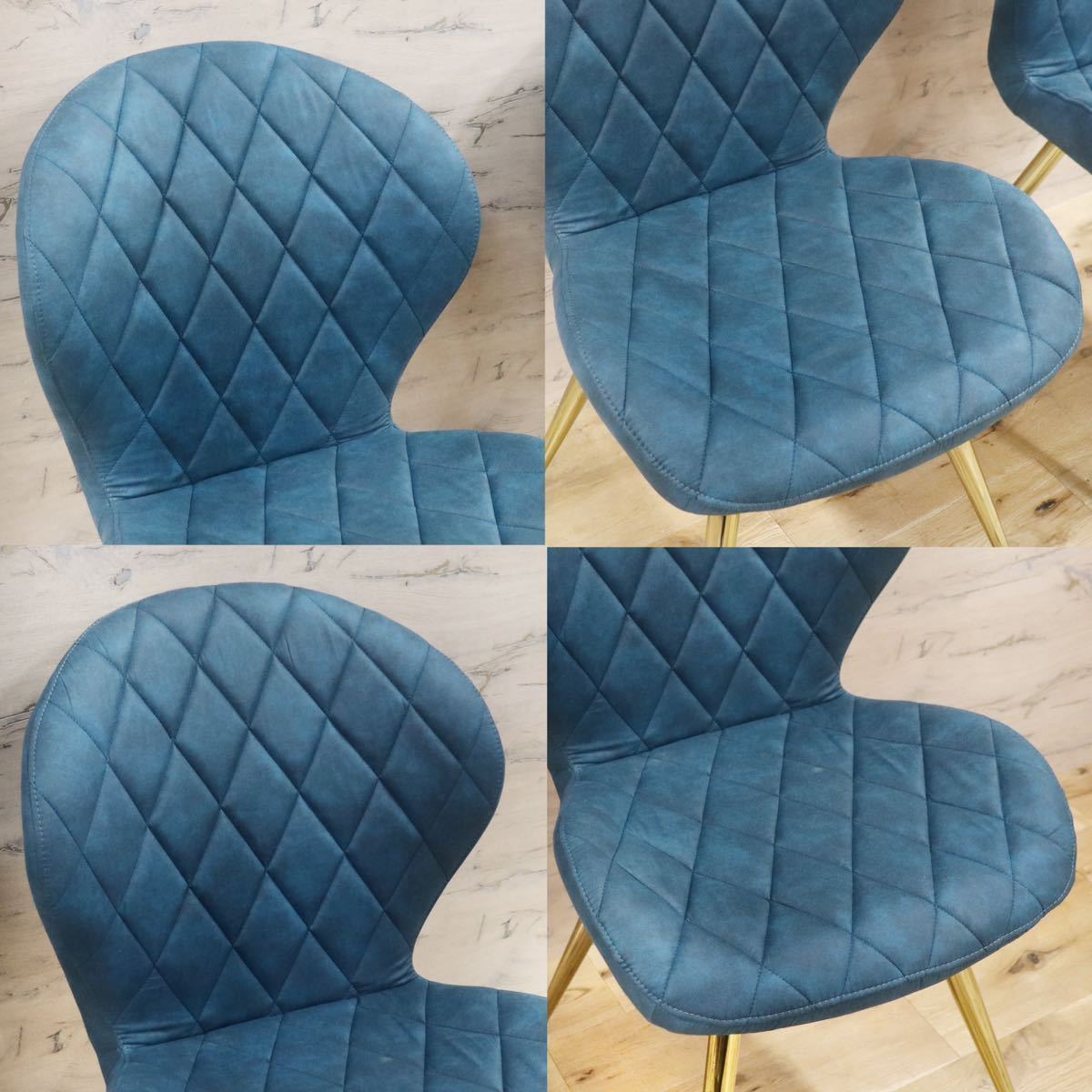 GMFK775C○大川家具 卯月 ダイニングチェア ラグジュアリーチェア 椅子 2脚セット 回転チェア ファブリック 展示品