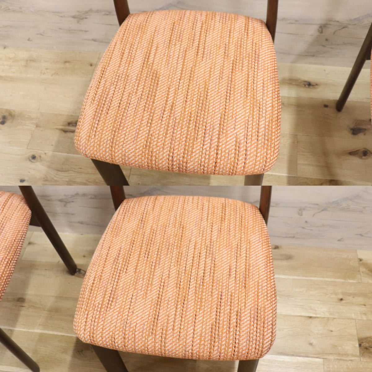 GMFS351B○シラカワ / shirakawa REMBRANDT レンブラント ダイニングチェア アームレスチェア 椅子 ファブリック 2脚セット 定価約9万