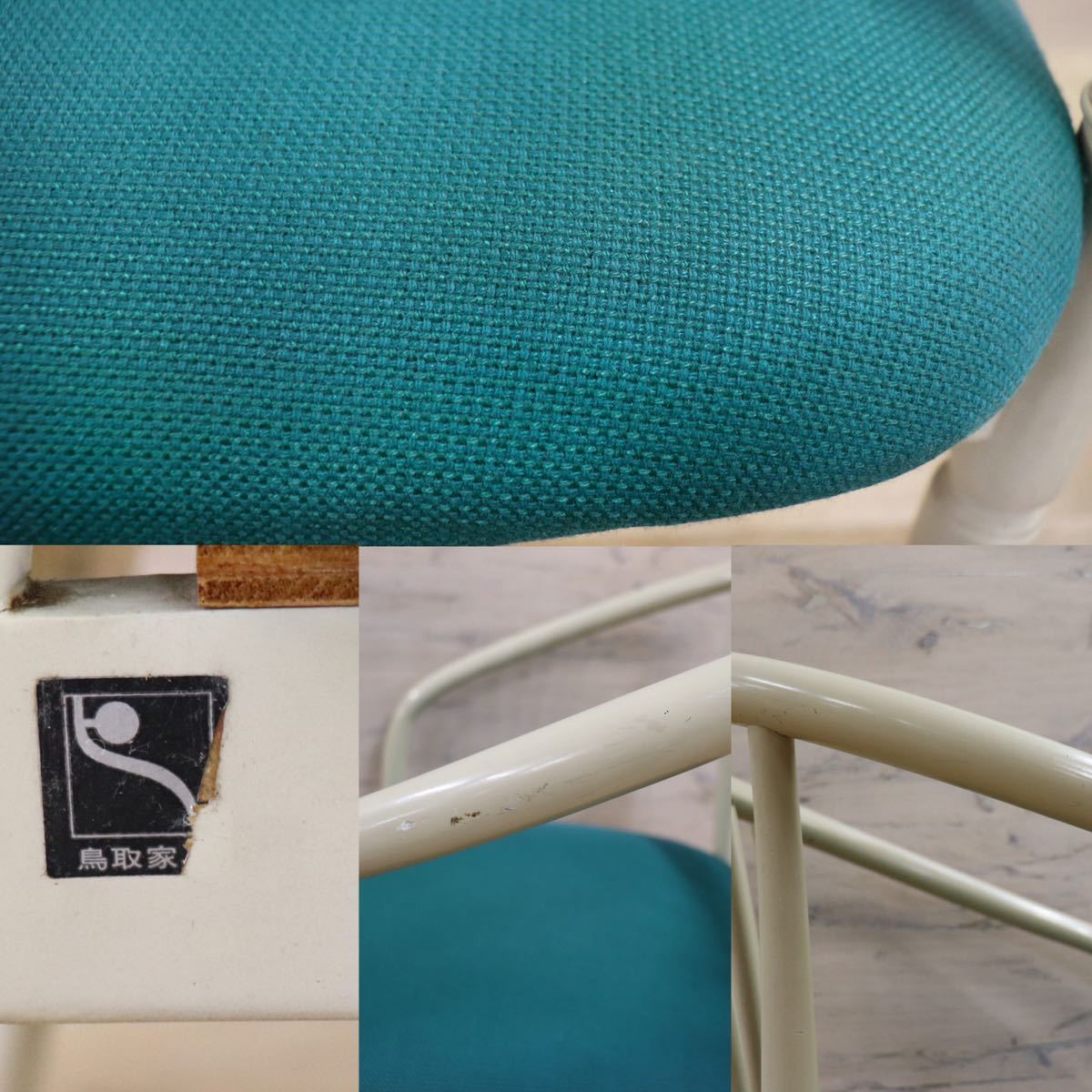 GMFH423B○鳥取家具 ダイニングチェア 椅子 ウィンザーチェア リビングチェア 曲木 アンティーク 昭和レトロ