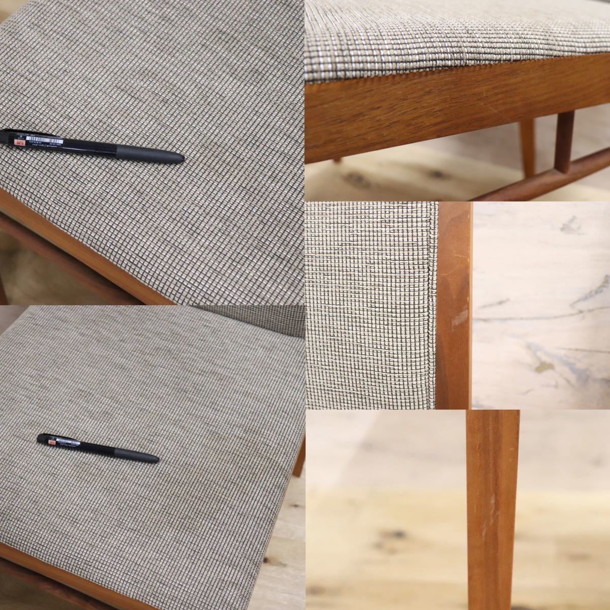 GMFK827A○Ritzwell / リッツウェル SCHOLAR スコラー ダイニングチェア 椅子 ウォールナット 北欧スタイル 2脚セット 定価24万 美品