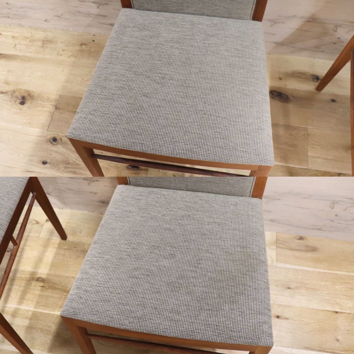 GMFK827A○Ritzwell / リッツウェル SCHOLAR スコラー ダイニングチェア 椅子 ウォールナット 北欧スタイル 2脚セット 定価24万 美品