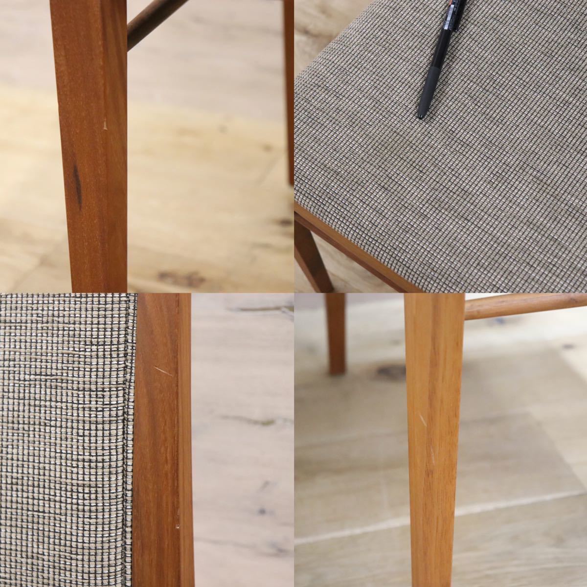 GMFK827B○Ritzwell / リッツウェ SCHOLAR スコラー ダイニングチェア 椅子 ウォールナット 北欧スタイル 2脚セット 定価24万