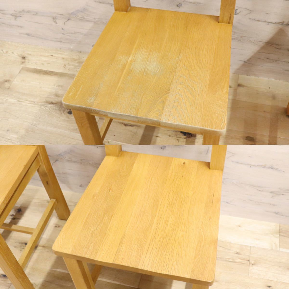 GMFH432○ウィンチェスター クロスバックチェア ダイニングチェア 椅子 オーク材 ナチュラル 北欧スタイル 2脚セット ヴィンテージ