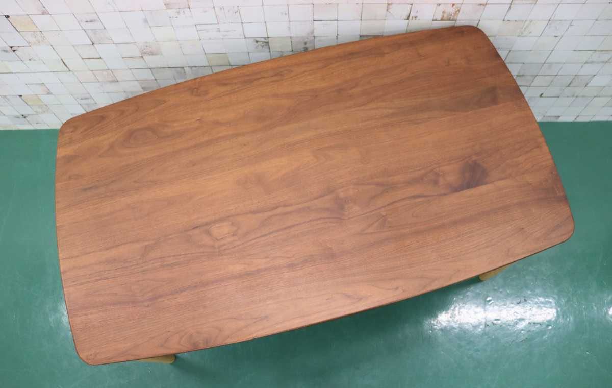 GMFN131○柏木工 / KASHIWA BE STYLE BDTダイニングテーブル 食卓テーブル 作業台 ウォールナット×オーク 飛騨家具 定価約26万 展示品