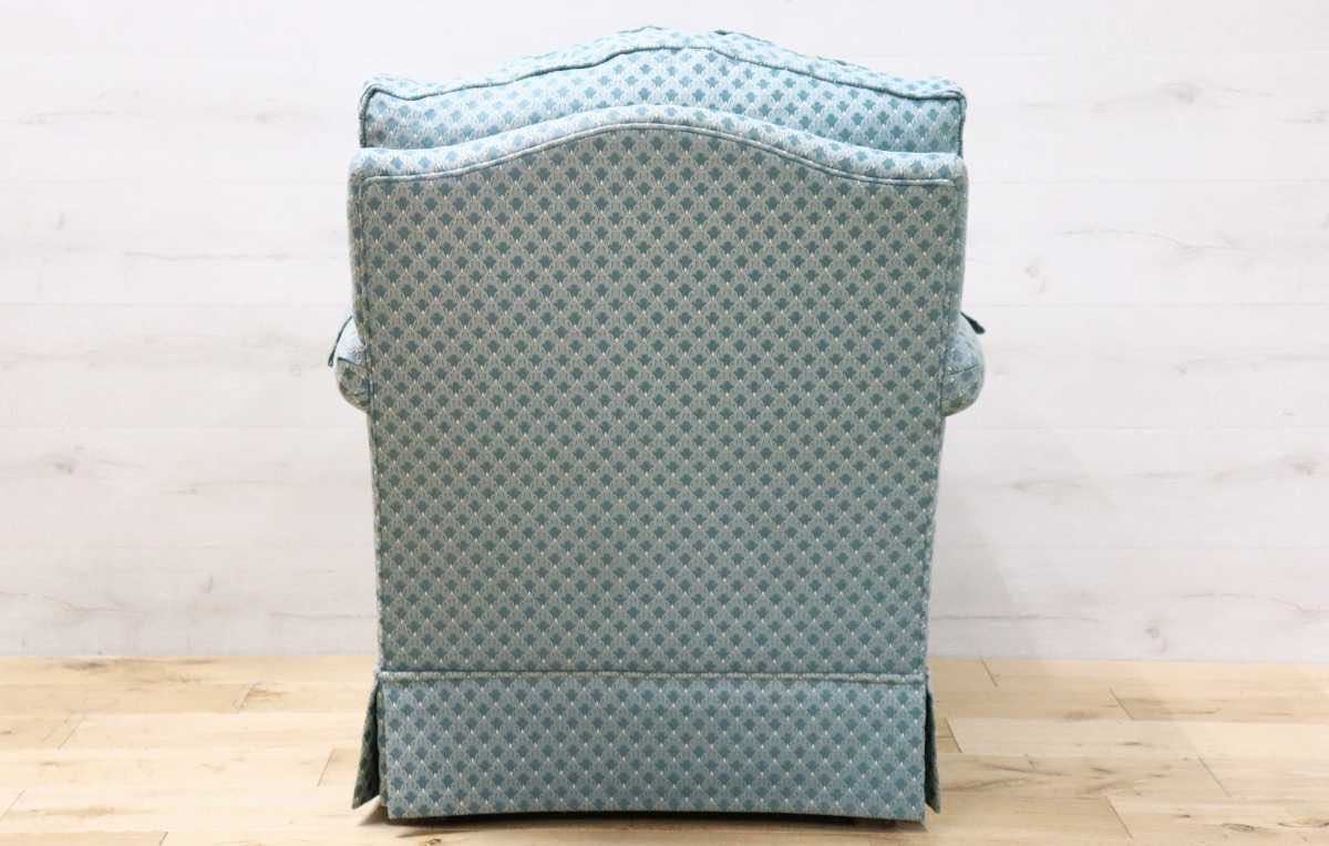 GMFK224B○Thomasville / トーマスビル IDC大塚家具 1人掛けソファ シングルソファ リビング 応接 ファブリック US クラシック 定価14万