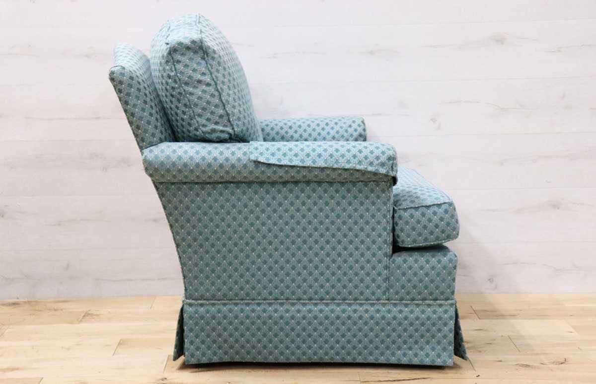 GMFK224B○Thomasville / トーマスビル IDC大塚家具 1人掛けソファ シングルソファ リビング 応接 ファブリック US クラシック 定価14万