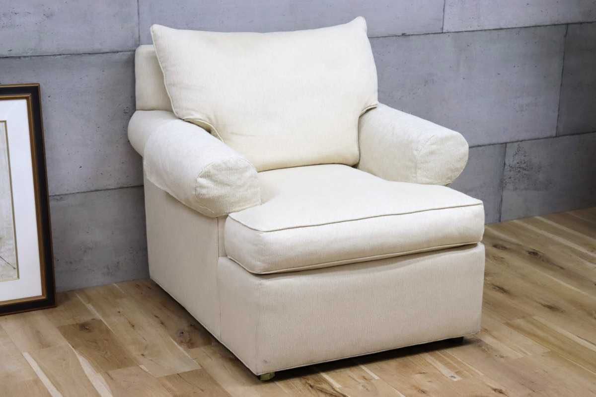 GMEK867A○ETHAN ALLEN / イーセンアーレン シングルソファ 1人掛けソファ IDC大塚家具 定価約15万