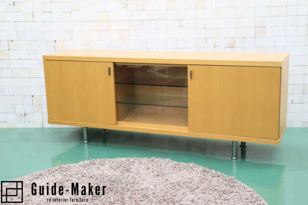 GMFH22○PPM Corporation / ピーピーエムコーポレーション サイドボード リビングボード ナチュラル 希少 IDC大塚家具