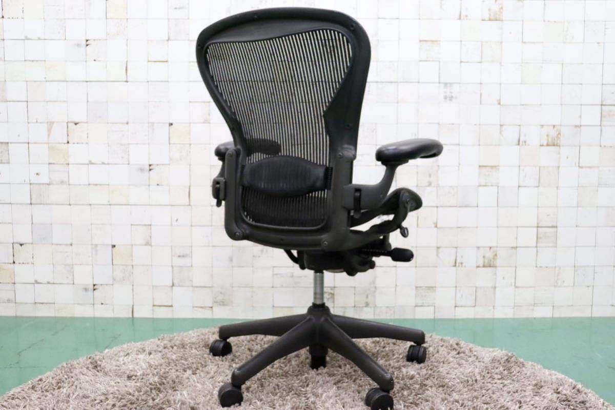GMFF40○Herman Miller / ハーマンミラー AERON アーロンチェア Bサイズ デスクチェア ワークチェア オフィス 書斎椅子