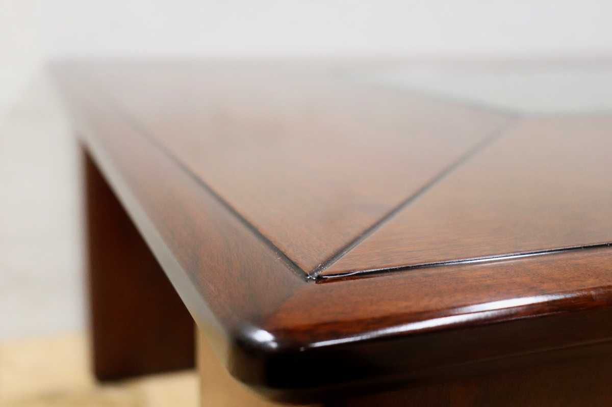 GMFK304○モリシゲ / MORISHIGE IDC大塚家具 グラハム センターテーブル リビングテーブル ガラストップ 定価約19万 展示品