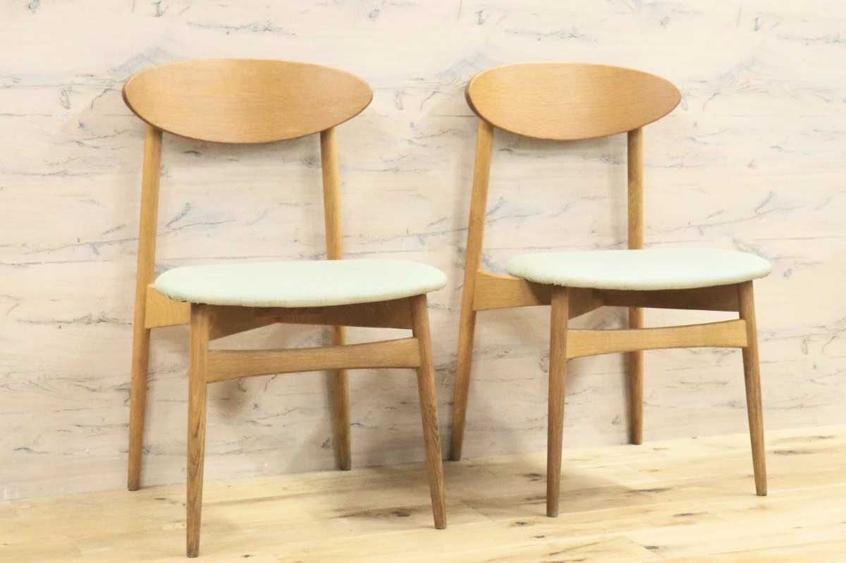 GMFH248F○飛騨産業 / HIDA キツツキ SD220N アームレスチェア ダイニングチェア 食卓椅子 椅子 ホワイトオーク材 チェア 2脚セット