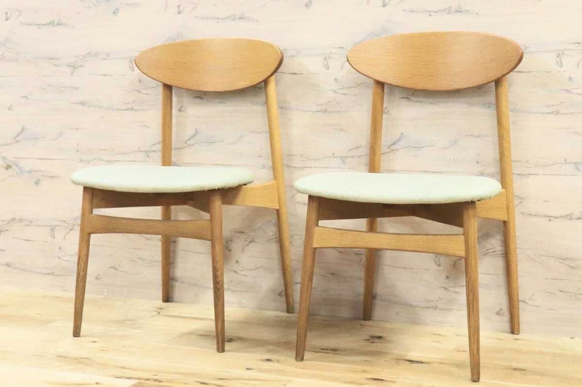 GMFH248F○飛騨産業 / HIDA キツツキ SD220N アームレスチェア ダイニングチェア 食卓椅子 椅子 ホワイトオーク材 チェア 2脚セット