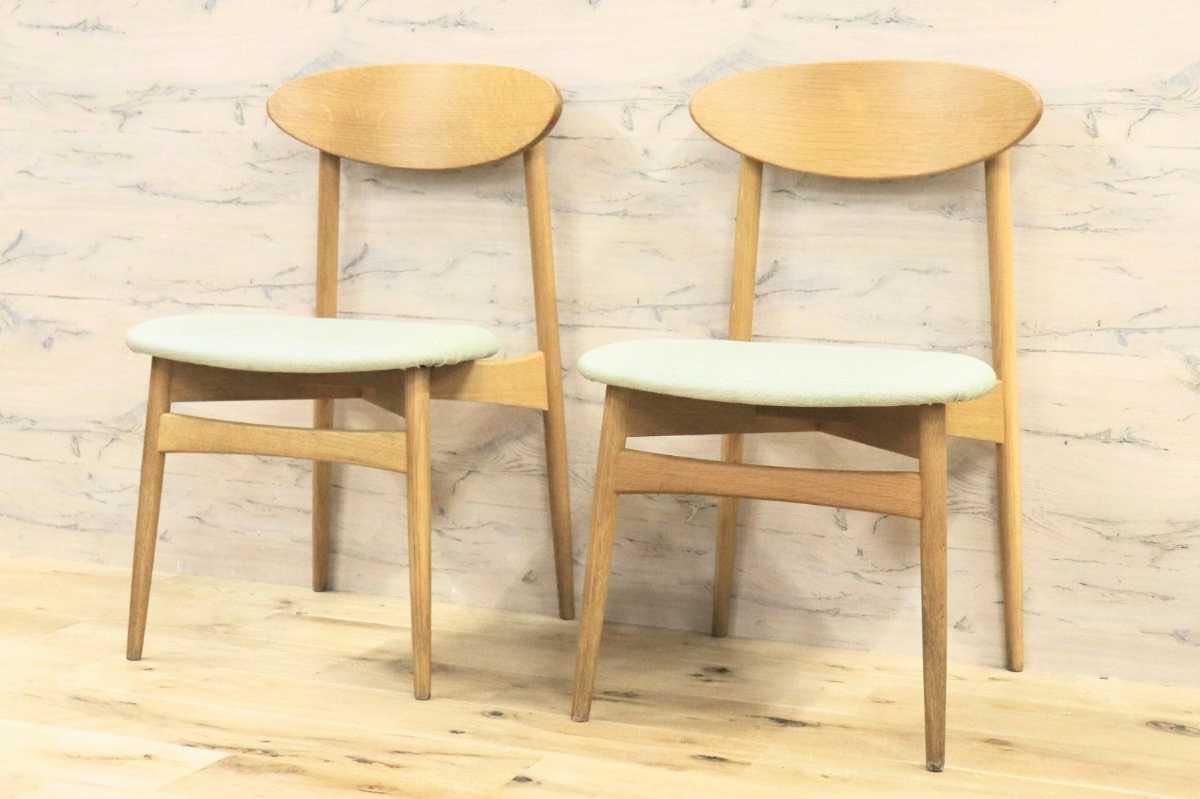 GMFH248G○飛騨産業 / HIDA キツツキ SD220N アームレスチェア ダイニングチェア 食卓椅子 椅子 ホワイトオーク材 チェア 2脚セット