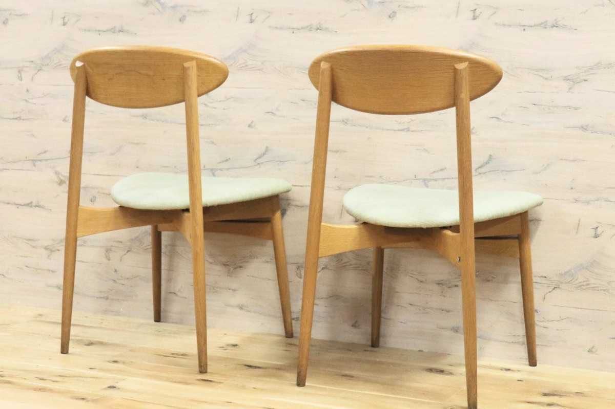 GMFH248I○飛騨産業 / HIDA キツツキ SD220N アームレスチェア ダイニングチェア 食卓椅子 椅子 ホワイトオーク材 チェア 2脚セット