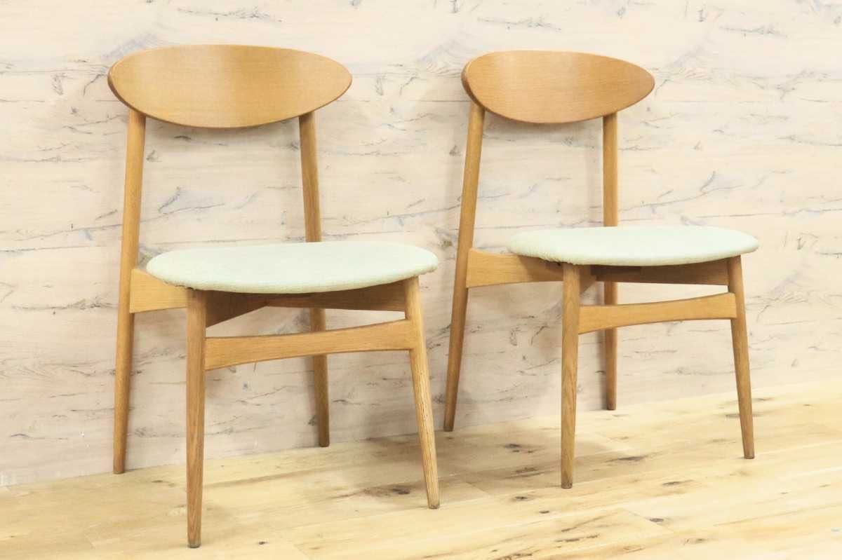 GMFH248O○飛騨産業 / HIDA キツツキ SD220N アームレスチェア ダイニングチェア 食卓椅子 椅子 ホワイトオーク材 チェア 2脚セット