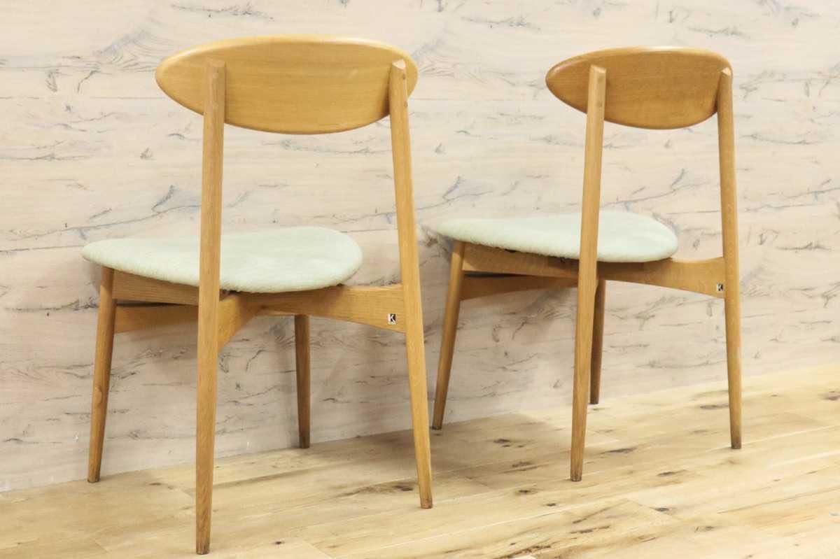 GMFH248Q○飛騨産業 / HIDA キツツキ SD220N アームレスチェア ダイニングチェア 食卓椅子 椅子 ホワイトオーク材 チェア 2脚セット