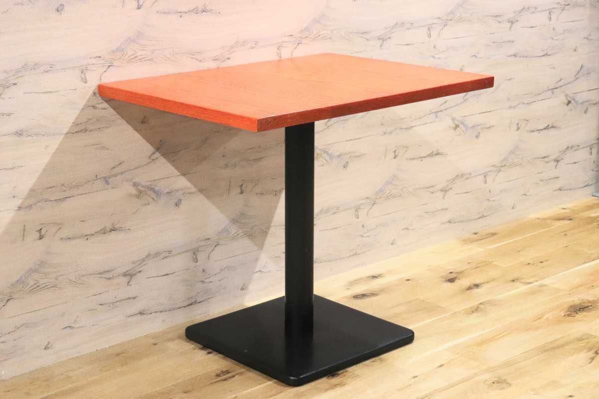 GMFH237A○飛騨産業 / HIDA キツツキ 9981 ダイニングテーブル カフェテーブル 楢材 無垢 インダストリアル 店舗什器 カフェ 飛騨家具