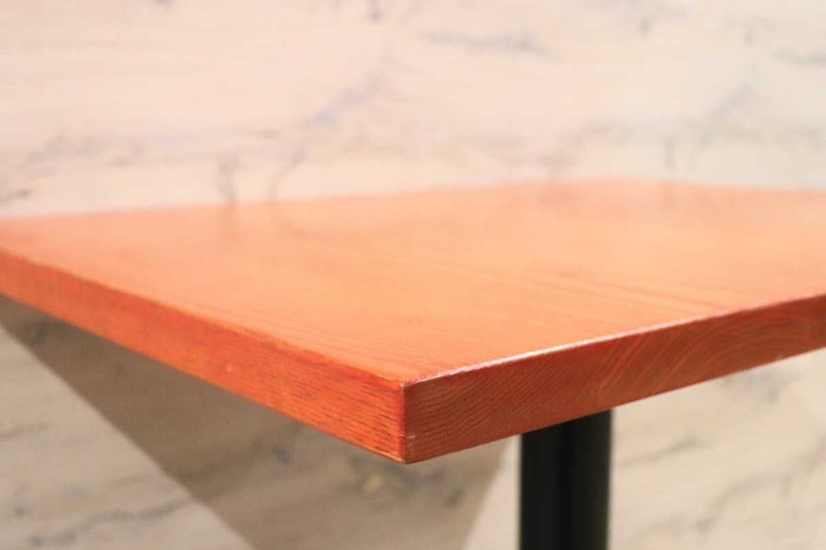 GMFH237A○飛騨産業 / HIDA キツツキ 9981 ダイニングテーブル カフェテーブル 楢材 無垢 インダストリアル 店舗什器 カフェ 飛騨家具