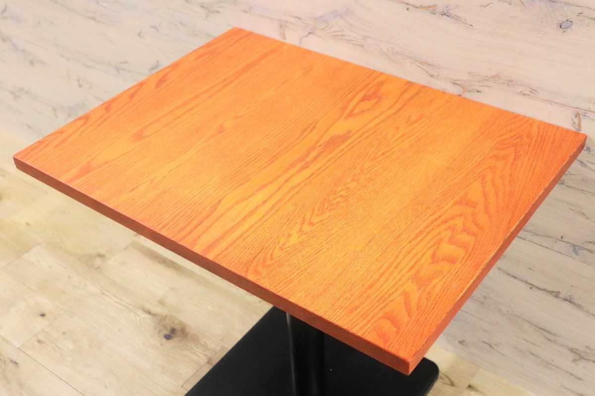 GMFH237B○飛騨産業 / HIDA キツツキ 9981 ダイニングテーブル カフェテーブル 楢材 無垢 インダストリアル 店舗什器 カフェ 飛騨家具