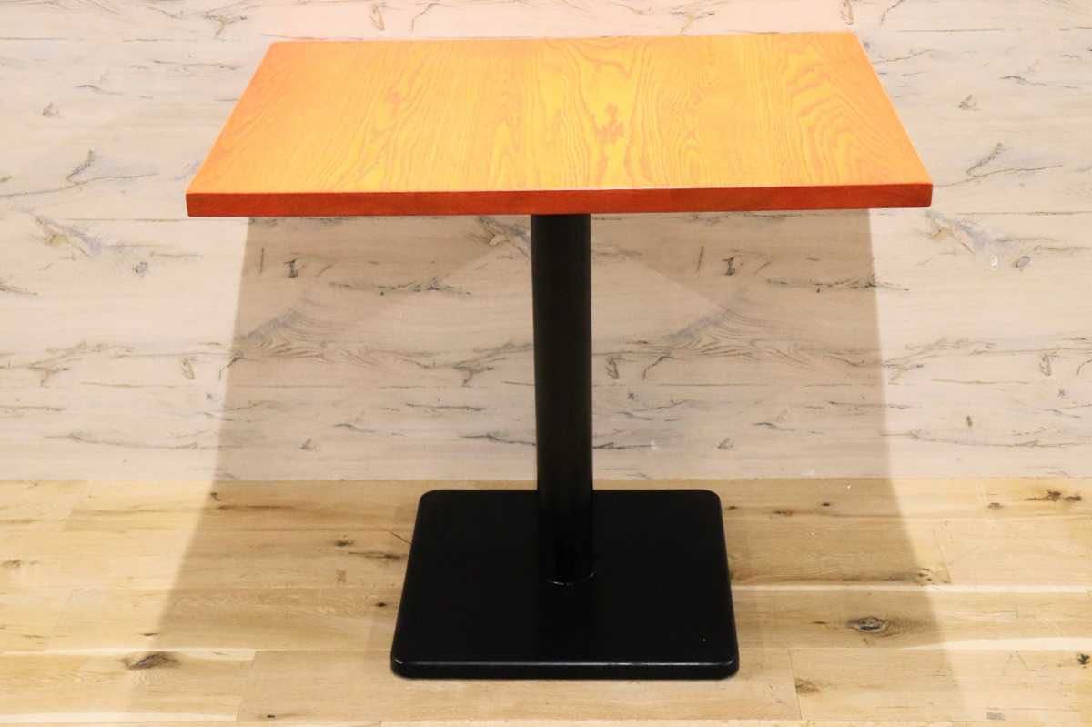 GMFH237D○飛騨産業 / HIDA キツツキ 9981 ダイニングテーブル カフェテーブル 楢材 無垢 インダストリアル 店舗什器 カフェ 飛騨家具