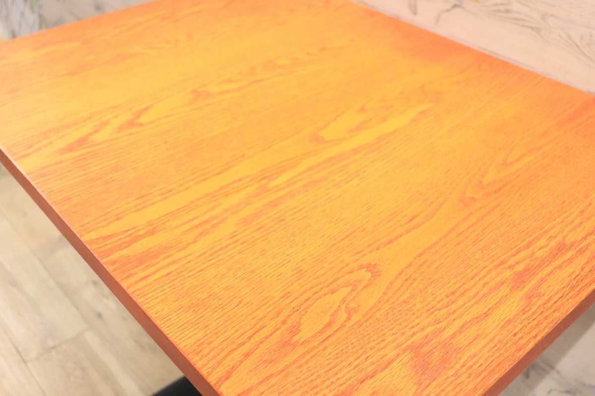 GMFH237F○飛騨産業 / HIDA キツツキ 9981 ダイニングテーブル カフェテーブル 楢材 無垢 インダストリアル 店舗什器 カフェ 飛騨家具