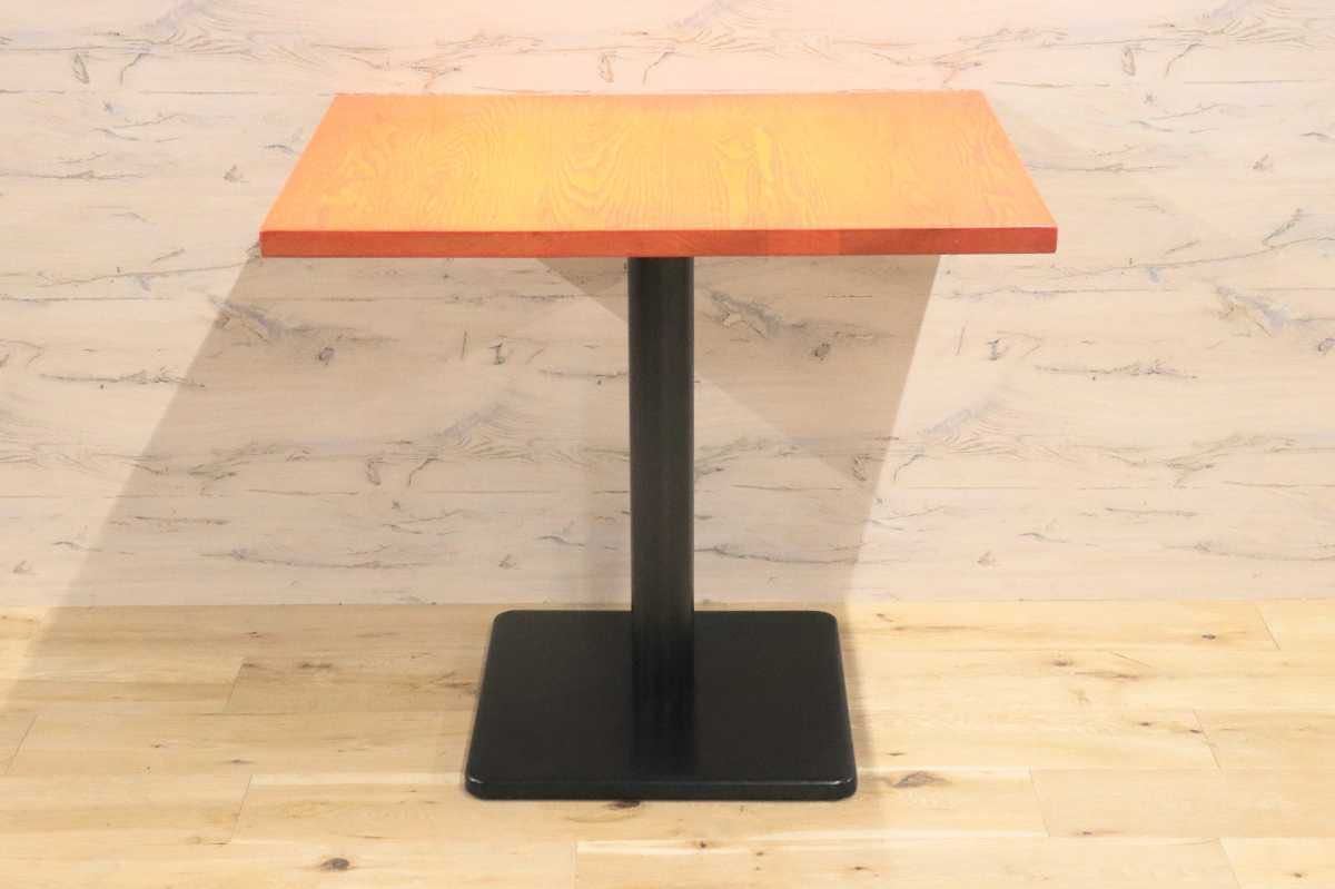 GMFH237F○飛騨産業 / HIDA キツツキ 9981 ダイニングテーブル カフェテーブル 楢材 無垢 インダストリアル 店舗什器 カフェ 飛騨家具