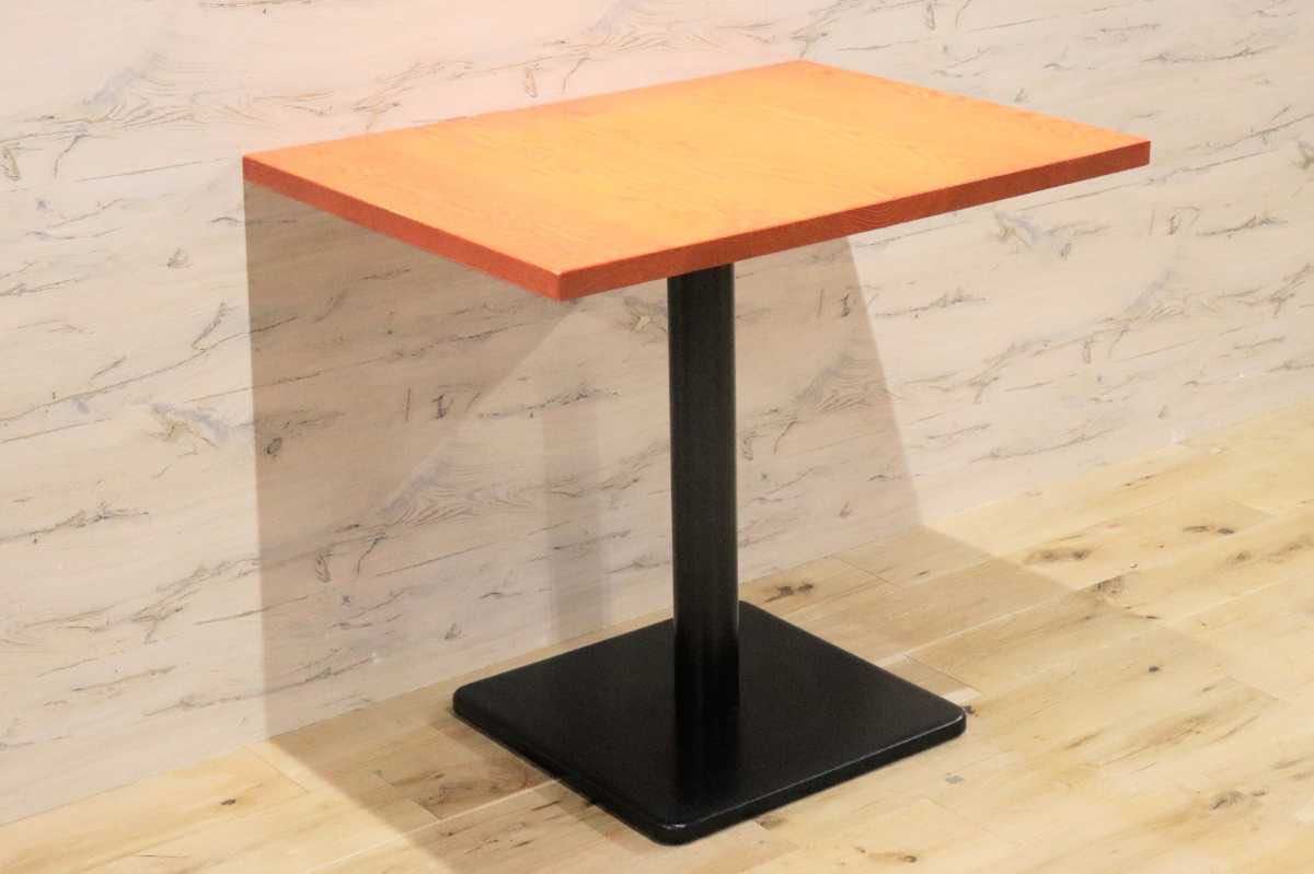 GMFH237I○飛騨産業 / HIDA キツツキ 9981 ダイニングテーブル カフェテーブル 楢材 無垢 インダストリアル 店舗什器 カフェ 飛騨家具