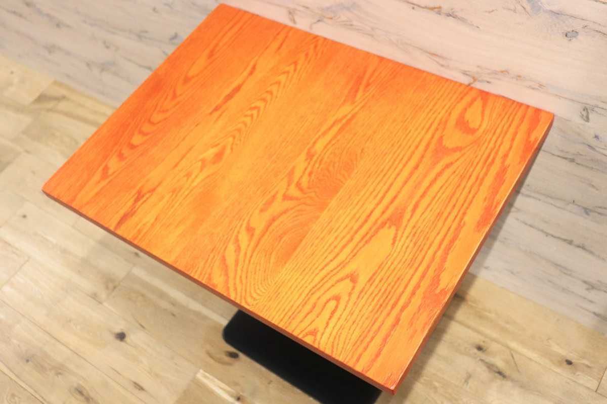 GMFH237P○飛騨産業 / HIDA キツツキ 9981 ダイニングテーブル カフェテーブル 楢材 無垢 インダストリアル 店舗什器 カフェ 飛騨家具