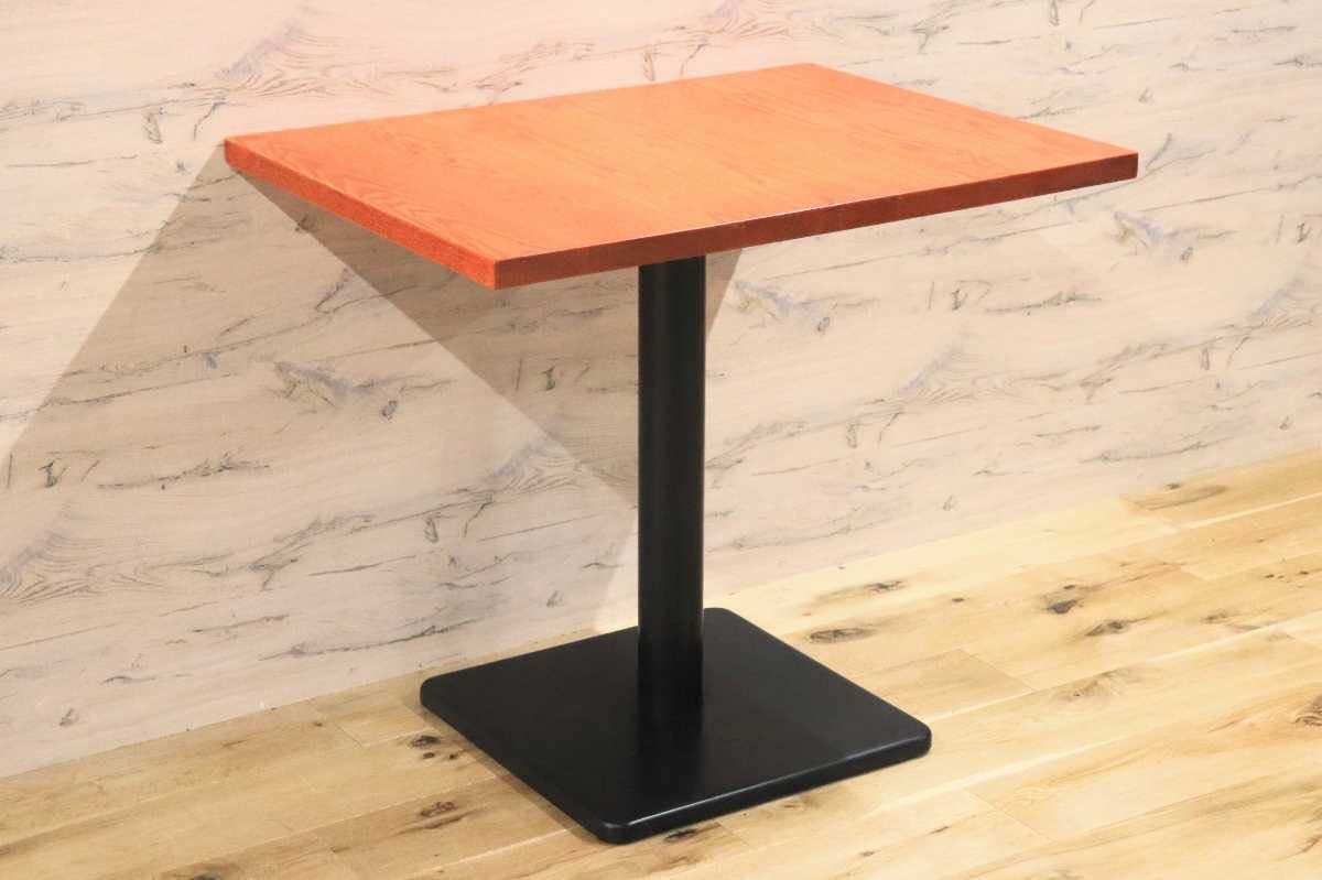 GMFH237Q○飛騨産業 / HIDA キツツキ 9981 ダイニングテーブル カフェテーブル 楢材 無垢 インダストリアル 店舗什器 カフェ 飛騨家具