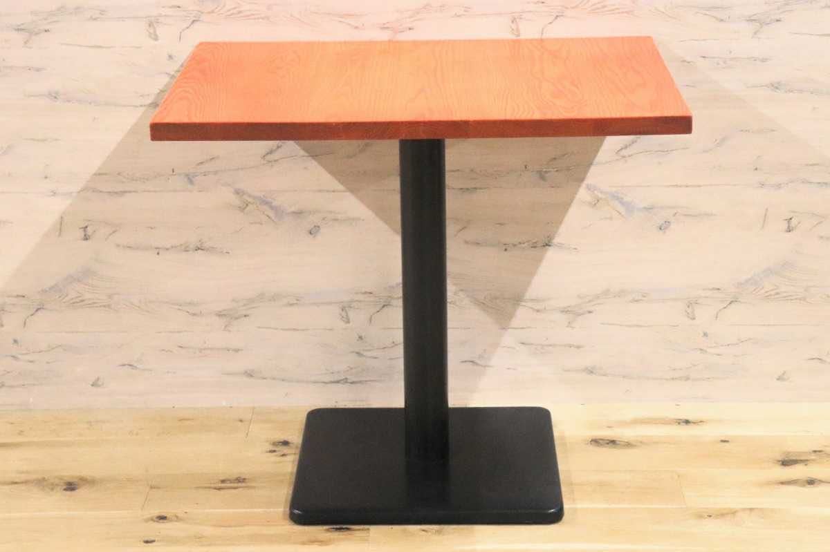 GMFH237Q○飛騨産業 / HIDA キツツキ 9981 ダイニングテーブル カフェテーブル 楢材 無垢 インダストリアル 店舗什器 カフェ 飛騨家具