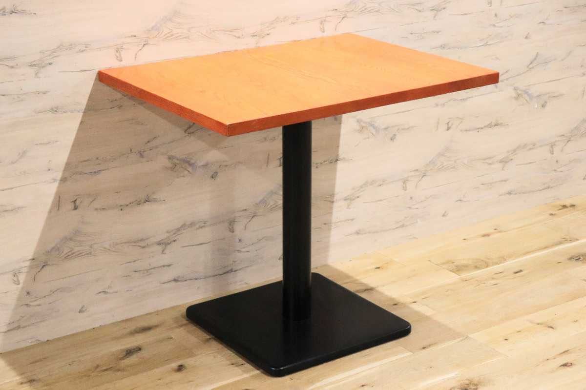 GMFH237V○飛騨産業 / HIDA キツツキ 9981 ダイニングテーブル カフェテーブル 楢材 無垢 インダストリアル 店舗什器 カフェ 飛騨家具