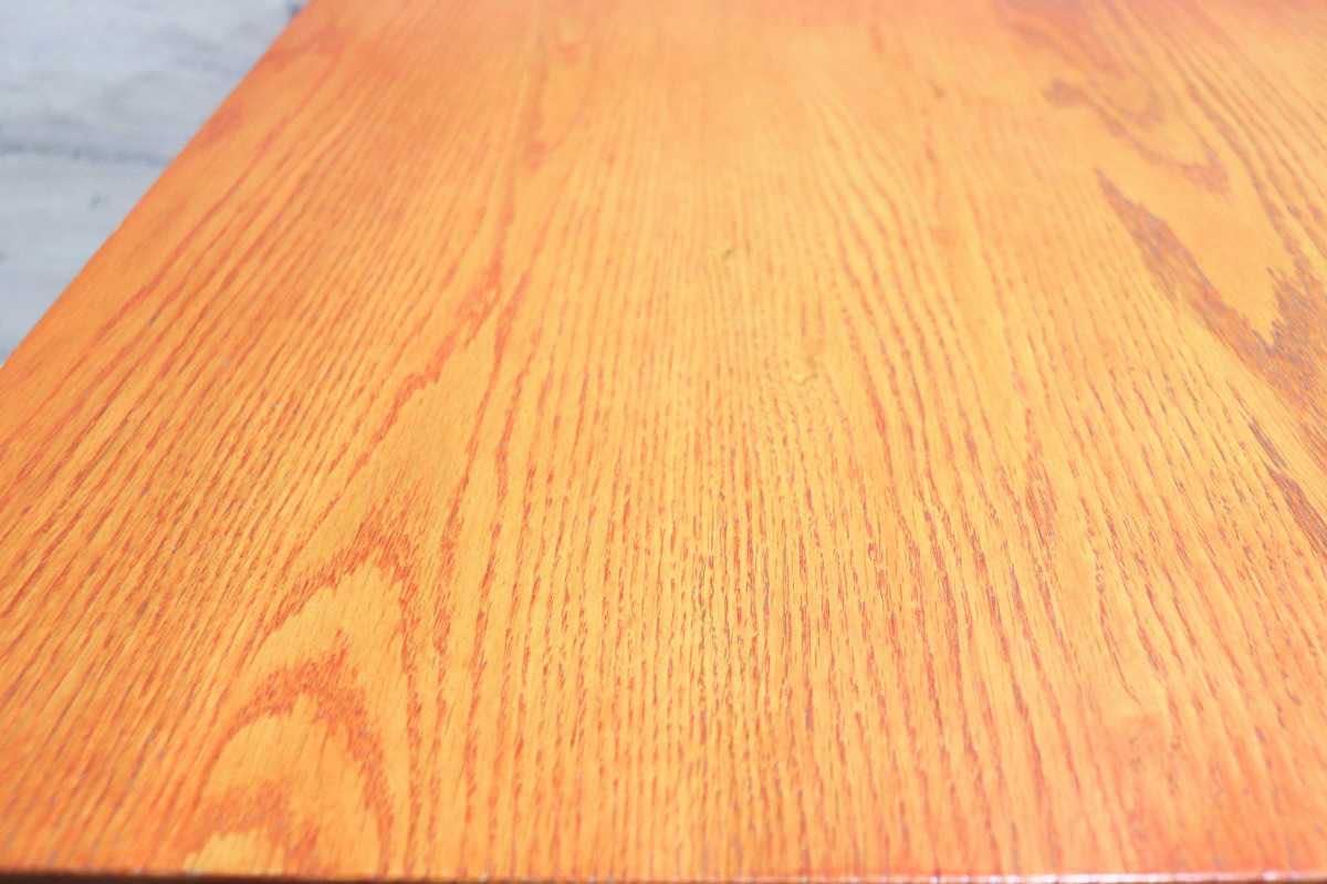 GMFH237X○飛騨産業 / HIDA キツツキ 9981 ダイニングテーブル カフェテーブル 楢材 無垢 インダストリアル 店舗什器 カフェ 飛騨家具