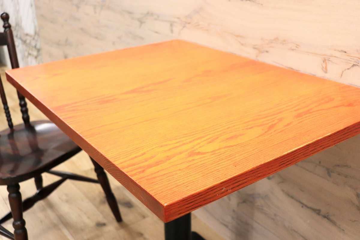 GMFH237X○飛騨産業 / HIDA キツツキ 9981 ダイニングテーブル カフェテーブル 楢材 無垢 インダストリアル 店舗什器 カフェ 飛騨家具