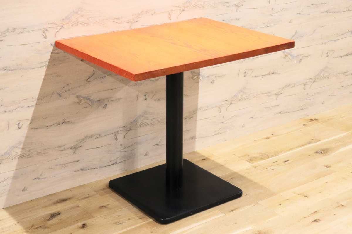 GMFH237X○飛騨産業 / HIDA キツツキ 9981 ダイニングテーブル カフェテーブル 楢材 無垢 インダストリアル 店舗什器 カフェ 飛騨家具