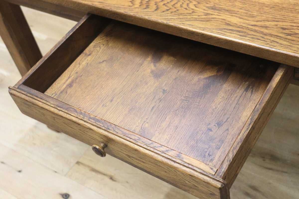 GMFN267○ダッチカントリースタイル ダイニングテーブル 食卓テーブル テーブル 作業机 無垢材 天然木 楢材 ヴィンテージ