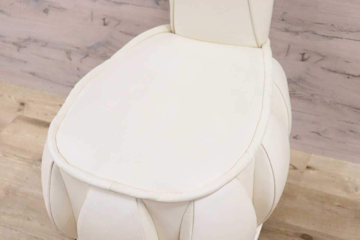 GMFH306B○Bretz / ブレッツ イージーチェア ラッキー ダイニングチェア ユーロカーサ取扱い ハイバック 総革 アイボリー ドイツ 希少