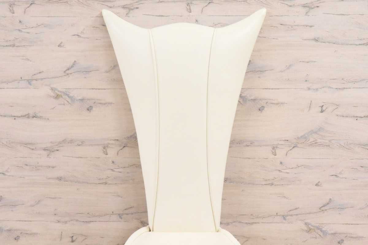 GMFH306B○Bretz / ブレッツ イージーチェア ラッキー ダイニングチェア ユーロカーサ取扱い ハイバック 総革 アイボリー ドイツ 希少